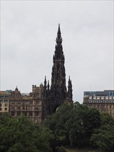 Walter Scott monument in Edinburgh