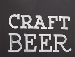 Craft beer sign