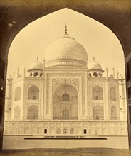 The Taj Mahal in Agra in 1887