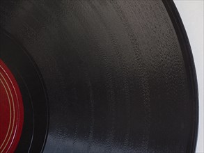 Vinyl record detail