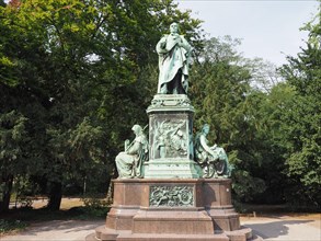 Peter von Cornelius monument in Duesseldorf