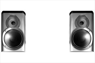 Speakers pair isolated