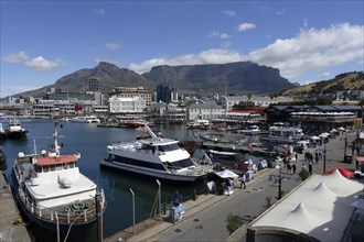 Victoria and Albert waterfront and the Table Mountain