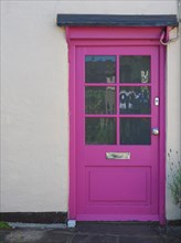 Pink british door
