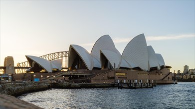 Sydney Opera House and Harbour Bridge Sunset