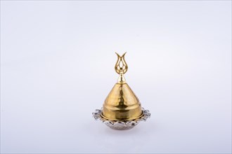 Tulip shape icon made of metal