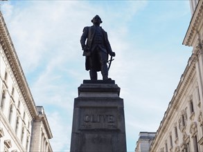 Clive of India statue in London