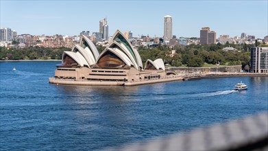 Sydney Opera House view from Harbour Bridge