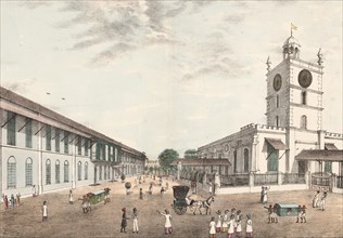 View of the city of Bombay around 1870