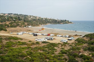 Wildcamping at Playa de Cala Sardina