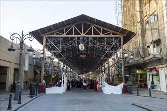 Entrance to the bazaar Souk Al-Mubarakiya