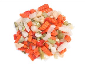 Mixed vegetables food