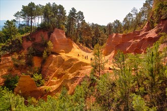 Roussillon ochre quarry