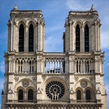 Towers of Notre-Dame de Paris Cathedral