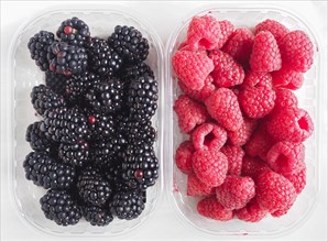 Blackberry and raspberry fruit