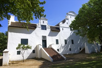 Groot Constantia Wine Estate historic building in Dutch architectural style