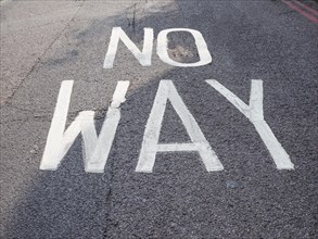 No way sign
