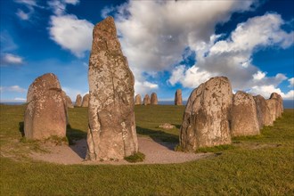 Megalithic stone setting Ales Stenar