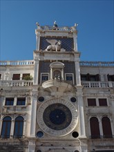 St Mark clock tower in Venice