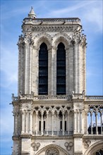 North tower of Notre-Dame de Paris Cathedral