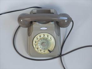 Vintage rotary dial telephone