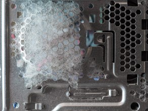 Dust and pollen in computer case