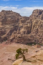 Overlook over the Unesco world heritage sight Petra