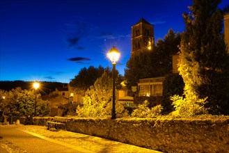 Evening atmosphere in Moustiers-Sainte-Marie