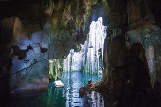The blue lagoon cave