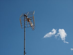 Aerial antenna pole