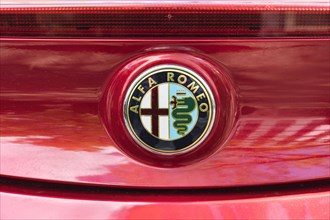 Logo of the Italian car manufacturer Alfa Romeo