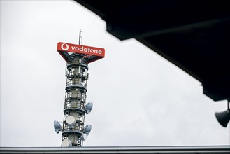Radio mast of the mobile phone company Vodafone. Berlin