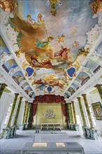 Theatre hall with ceiling fresco