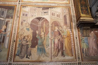 Murals in the Duomo de San Gimignano