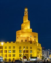 Spiral Mosque by Night
