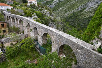 Aqueduct in the historic settlement