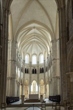 Vezelay labelled les Plus Beaux Villages de France. The nave