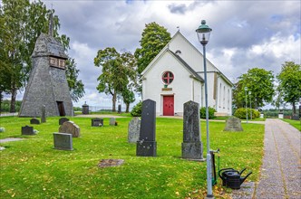 13th century church and cemetery of Gunnarsnaes in Dals Rostock near Mellerud