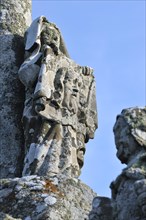 Sculptures at the chapel Notre-Dame-de-Tronoen and calvary at Saint-Jean-Trolimon