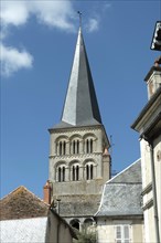 La Charite-sur-Loire. The Sainte-Croix tower-bell