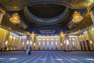 Inside the magnificent Grand mosque
