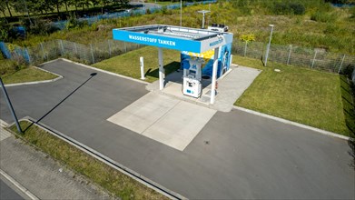 Hydrogen filling station on the grounds of Ewald Colliery in Herten
