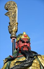 Bronze statue of the Chinese General Guan Yu