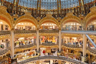 Arcades in the Galeries Lafayette flagship shop