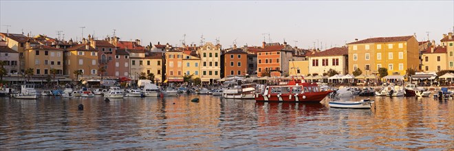 Boats in the harbour of Rovinj