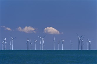 Wind turbines in the Baltic Sea of the Nysted
