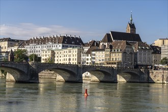 City view Basel with Rhine