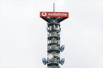 Radio mast of the mobile phone company Vodafone. Berlin