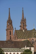 The Basel Minster in Basel