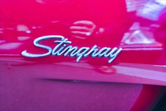 Logo Stingray of a Chevrolet Corvette C3